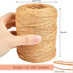 TIMESETL 656 Feet Floral Bind Wire Rustic Vine Wrapping Wire, Paper Covered - Image 2