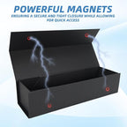 RLAVBL 4-Pack 1200 Count Trading Card Storage Box - Image 4