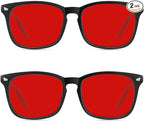 Red Lens Glasses Blue Light Glasses by Wintoo