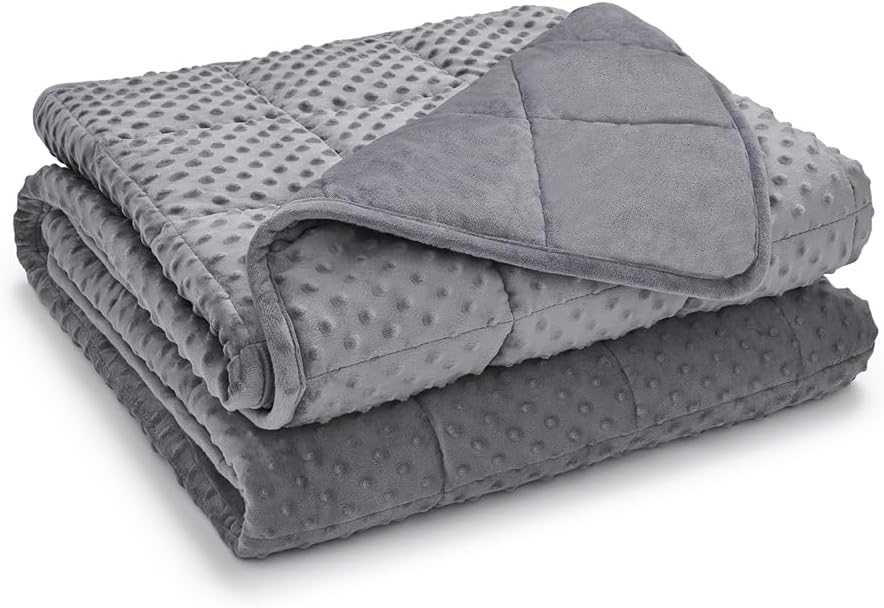 TONGDADA Minky Weighted Blanket | 40''x60'', 7lbs | Cozy and Soft Minky - Image 2