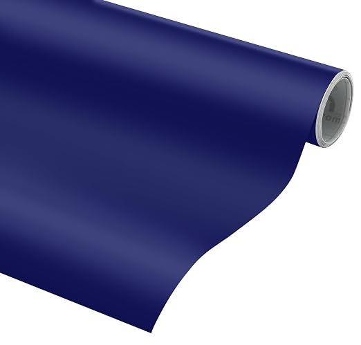 VViViD DECO65 Dark Blue Matte Permanent Adhesive Craft Vinyl - Image 5
