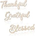 3 Pcs Thankful Grateful Blessed Wall Signs Thankful Grateful Blessed Signs by ZARUATU