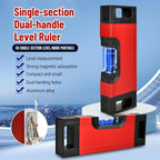 Pocket Spirit Level Ruler – Magnetic Base & Durable Aluminum Construction – - Image 2