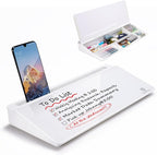 TSJ OFFICE Small Desktop Whiteboard -Glass Dry Erase Board Computer Keyboard by TSJOFFICE-WipeCleanThinkGreenWorkSmart