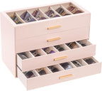 Lolalet Sunglasses Storage Box for Women, Eyewear Eye Glass Organizer by Lolalet