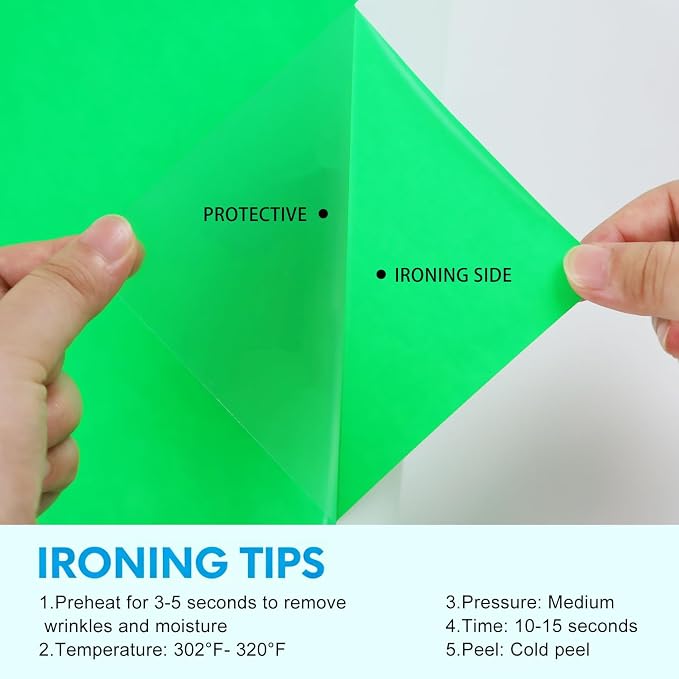 Neon Green HTV Iron on Vinyl 12Inch by 12ft Roll HTV Heat Transfer Vinyl - Image 3