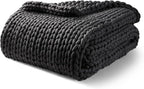 YnM Weighted Blanket, Handmade Chunky Yarn Knitted Design, Soft and Cozy by YNM
