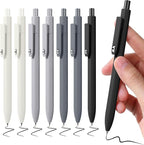 Piochoo Black Gel Pens, Nurse Aesthetic Cute Office School Supplies, Gifts by Piochoo