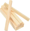 MECCANIXITY 10Pcs Wood Strips Slats, 5/16" x 3/8" x 4" Thin Wood Sticks Flat by MECCANIXITY