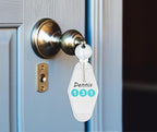 8PCS Motel Keychain Blank Hotel Key Tags Holder - Image 4