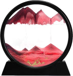 rysnwsu 3D Dynamic Sand Art Liquid Motion, Moving Sand Art Picture Round Glass - Image 8