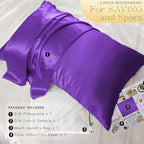PROMEED Upgraded Grade 6A+ Purple Silk Pillowcase - Image 6