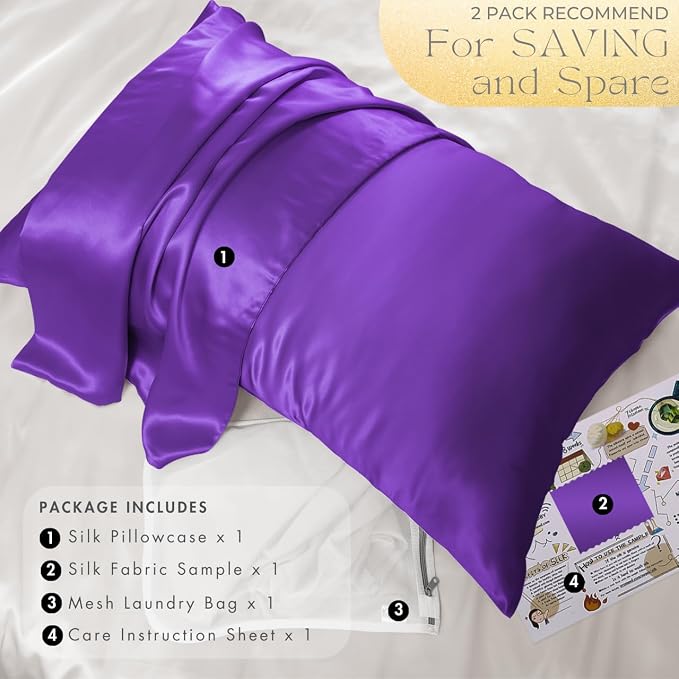 PROMEED 23 Momme Silk Toddler Pillowcase 13x18, Both Sides Highest Grade 6A+ - Image 6
