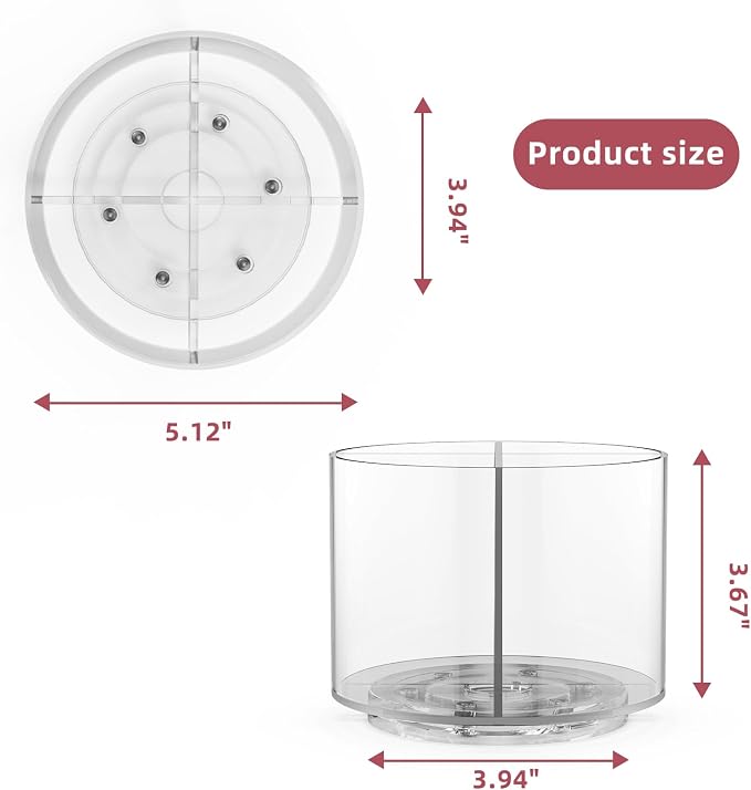 Absonic Pencil Holder for Kids, 360 Rotating Pen Holder for Desk Organizer and - Image 8