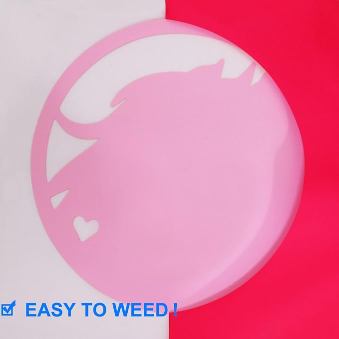 FUNKAKA Neon Red Heat Transfer Vinyl HTV Rolls - Image 4