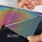 guangyintong Reflective Rainbow Heat Transfer Vinyl HTV Rolls, Rainbow HTV Vinyl - Image 8