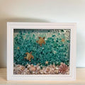 Sea Glass Art Kit, Mosaic Glass Photo Frame Set 9.5x7.5 Inch, Handcraft Style by Unknown