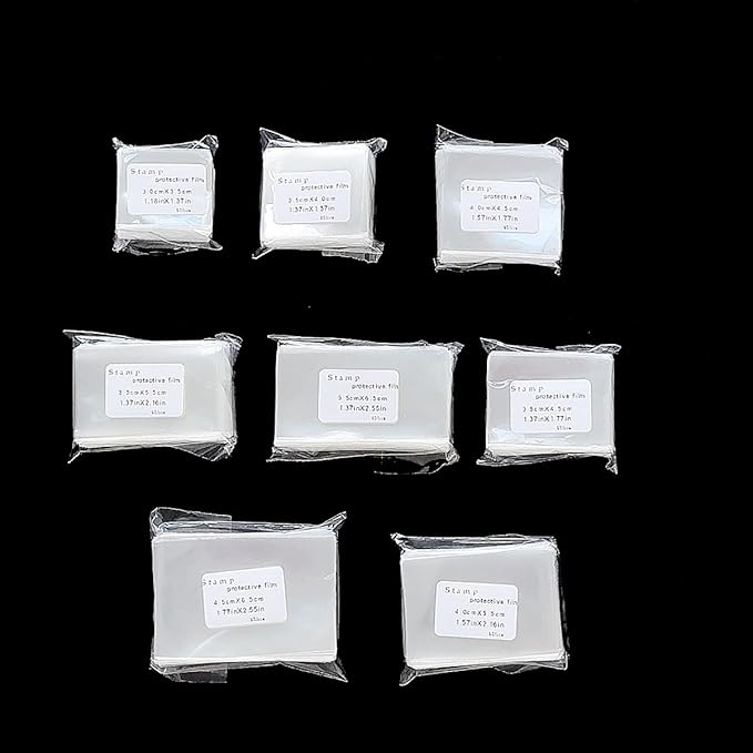 Stamp Collecting Supplies – 760 OPP Stamp Sleeves, 8 Sizes - Image 2