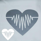 FUNKAKA Reflective Heat Transfer Vinyl Light Gray HTV Roll, Reflective HTV Vinyl - Image 4