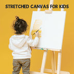 ESRICH Stretched Canvas for Painting 12 x 12 Inch, 10 Pack Blank Canvas -5/8 - Image 6