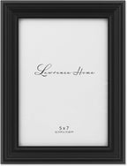 Lawrence Frames Black 5x7 Classic Detailed Picture Frame by LawrenceFrames
