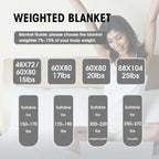 yescool Weighted Blanket for Adults Cooling Heavy Blanket for Sleeping Perfect - Image 7