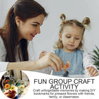 Dried Flower Bookmark Making, Handmade Clear Plastic Floral Book Marks - Image 5