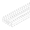 MECCANIXITY 10pcs Acrylic Square Rods 1/4" x 10" Clear Acrylic Dowel Rods by MECCANIXITY