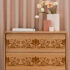 FINGERINSPIRE 9 Styles Folk Art Border Pattern Stencils - Image 7