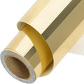 TORC Metallic HTV Heat Transfer Vinyl Roll 12" X 10FT Gold Iron on Vinyl by TORC