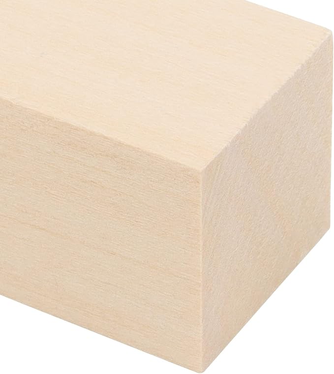 JOIKIT 30 Pack 4 x 1 x 1 Inches Basswood Carving Blocks, Unfinished Soft Wood - Image 6