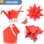 Red Christmas Wrapping Paper, Bouquet Flower Gift Wrap - Image 5