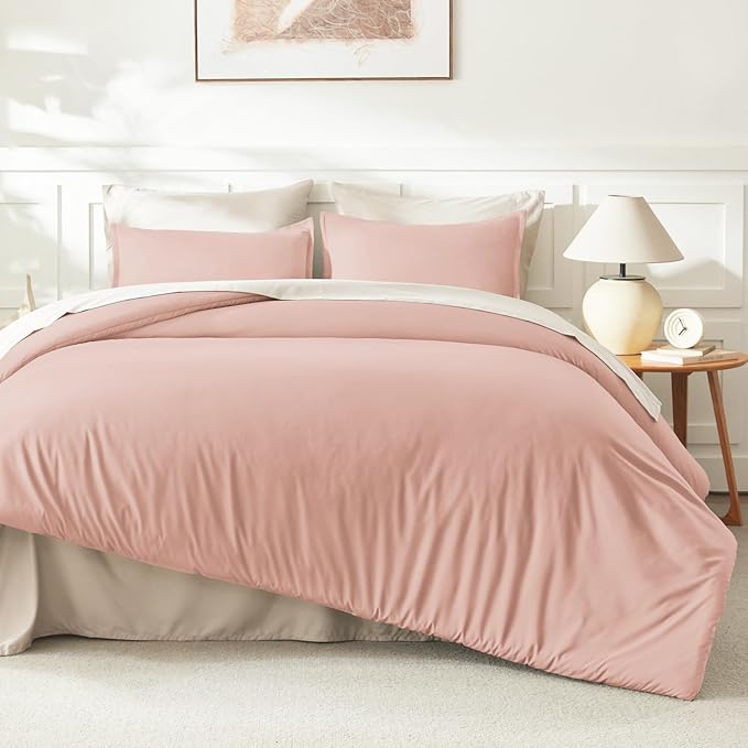 Litanika Twin XL Comforter Set Blush Pink, 2 Pieces Extra Long Dorm Bedding Sets - Image 6