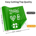 Matte Green Permanent Vinyl, Craft Die Cutters - Image 2