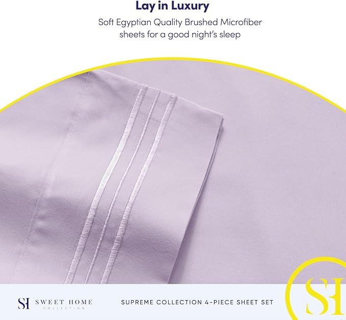 Twin XL Sheets - Breathable Luxury Sheets - 1800 Supreme Collection Extra Soft - Image 6