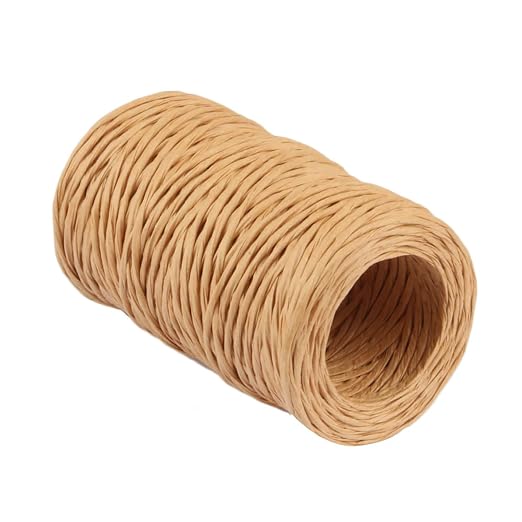 Floral Wire, Light Brown Rustic Vine Bind Wire 164 Feet 2mm | Paper Wrapped - Image 2