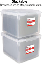 Staples Store & Slide Hanging File Box, Latch Lid, Letter/Legal Size - Image 5