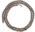3mm 120pcs Smoky Quartz Tiny Gemstone Beads - Image 3