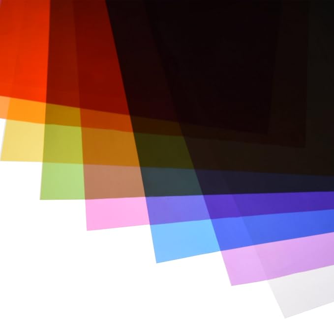 Outus 104 Pcs Colored Cellophane Sheets Cellophane Wrapping Paper - Image 5
