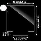 Acrylic Sheet Clear Cast for LED Light Base | Square Blanks DIY Laser Cutting - Image 2