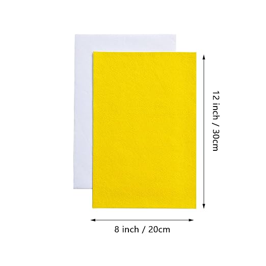 Jtnohx Self Adhesive Felt Sheets, 12 Pieces Felt Fabric - Image 2