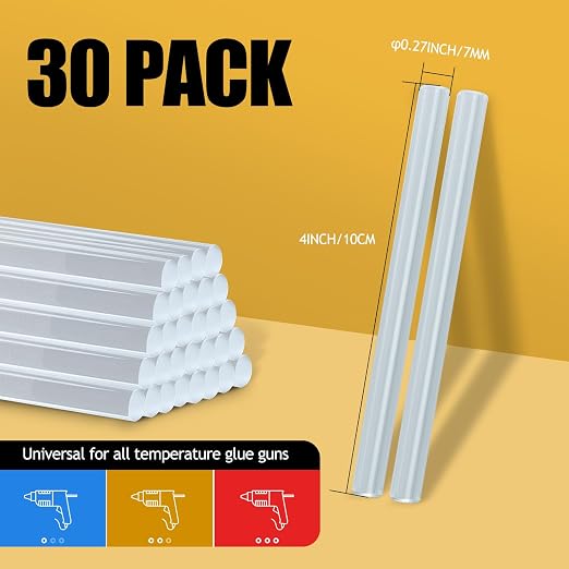 Krightlink 30 Mini Hot Glue Sticks Hot Melt Glue Sticks - Image 7