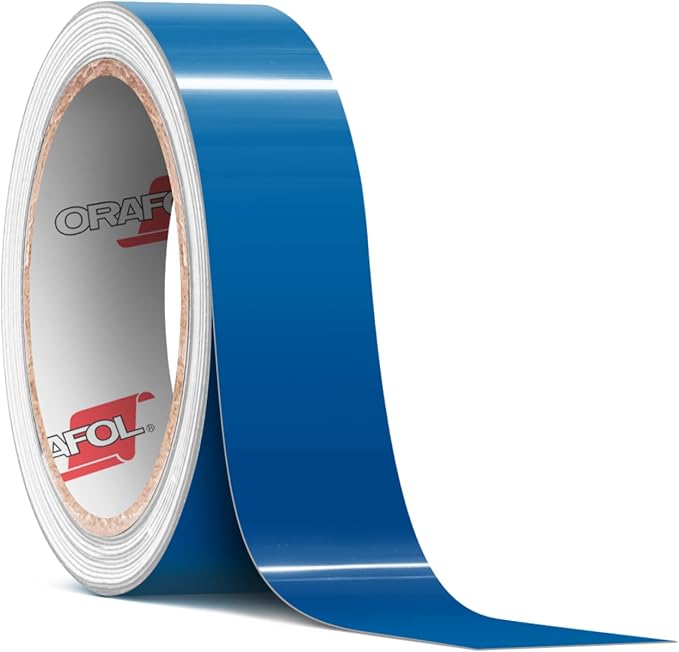 ORACAL 651 Gloss Sky Blue Permanent Vinyl Tape Roll – Premium Adhesive Film by Orafol