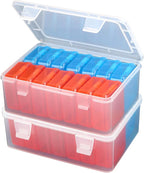 Mathtoxyz Small Bead Organizers, 30 Pieces Plastic Storage Cases Mini Clear by MathtoxyzCreateaBetterLife