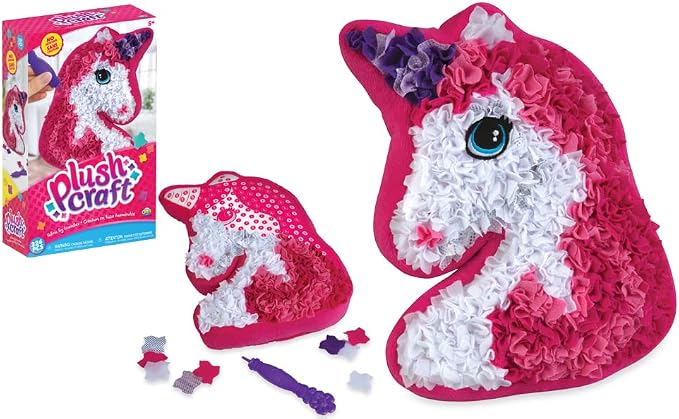 ORB PlushCraft Unicorn Pillow, Fabric by Number Art & Crafts, Ages 5 and Up - Image 2