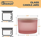 SHOWIN Thick Candle Jars for Making Candles 16 Pcs, 4 OZ Empty Jars - Image 4