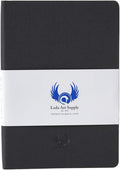 Leda Art Supply Black Swan A5 Sketchbook, 160 Pages, Smooth Cream Drawing Paper by LedaArtSupply