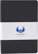 Leda Art Supply Black Swan A5 Sketchbook, 160 Pages, Smooth Cream Drawing Paper by LedaArtSupply
