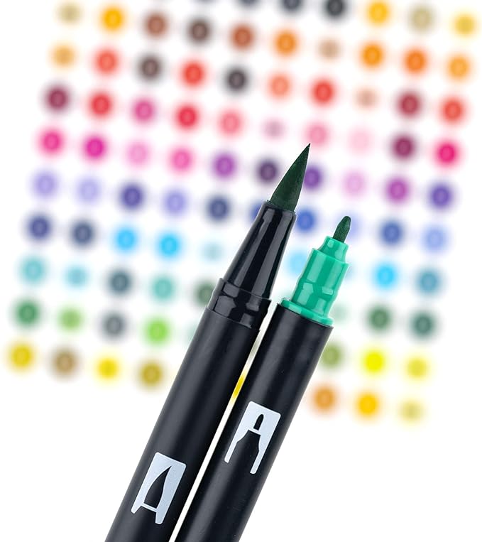Tombow 56188 Dual Brush Pen Art Markers, Brush and Fine Tip Markers - Image 4