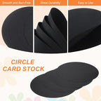 MECCANIXITY 24 Pcs Circle Card Stock, 11.8 Inch Round Cutouts Paper Thick - Image 3
